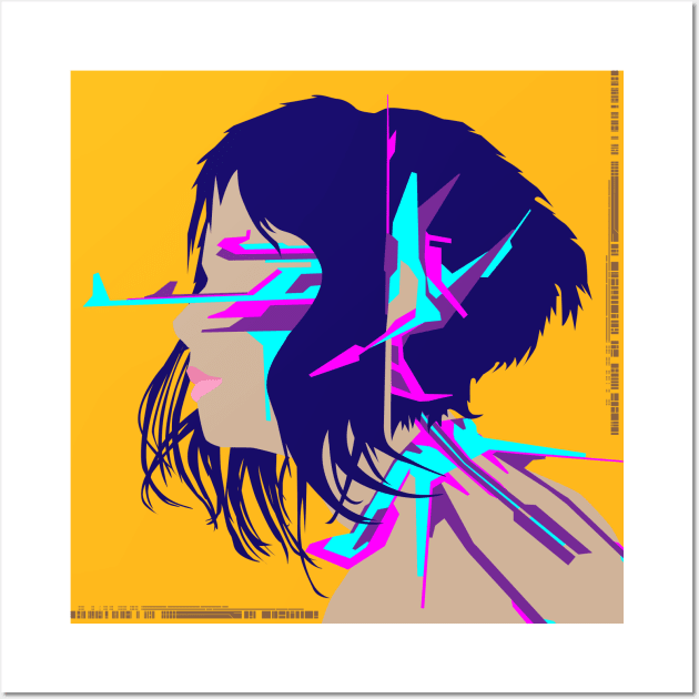 Cyberpunk Girl Wall Art by comecuba67